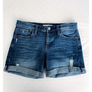 Gap Denim Jean Distressed Shorts Size 25 5 inches